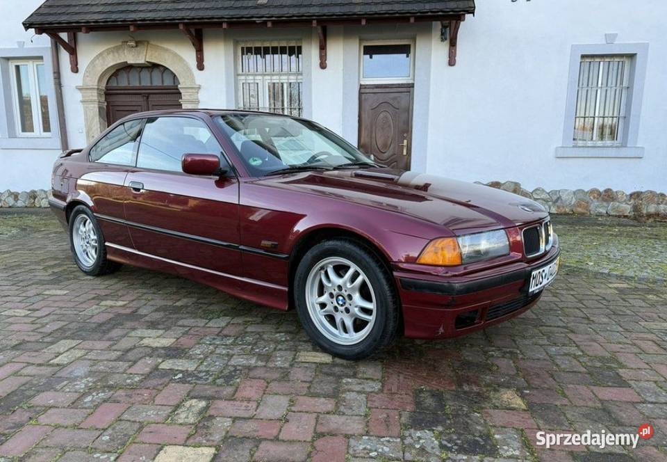 BMW E36 coupe jedyna taka czerwony kujawsko-pomorskie