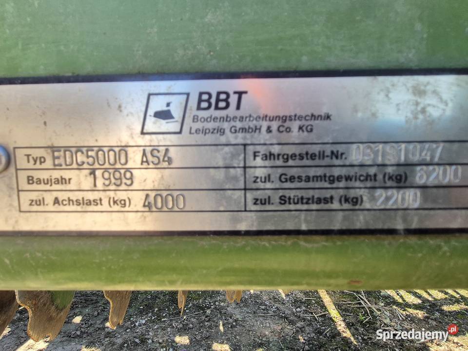 Brona Talerzowa Amazone BBG EuroDisc 5000 Amazone Mikołajki Pomorskie