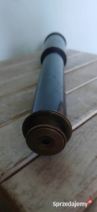 Zabytkowa mosiezna luneta Kraków