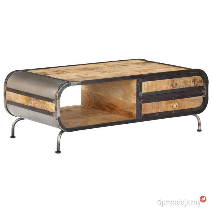 Stolik kawowy 100x50x35 lite drewno mango Warszawa