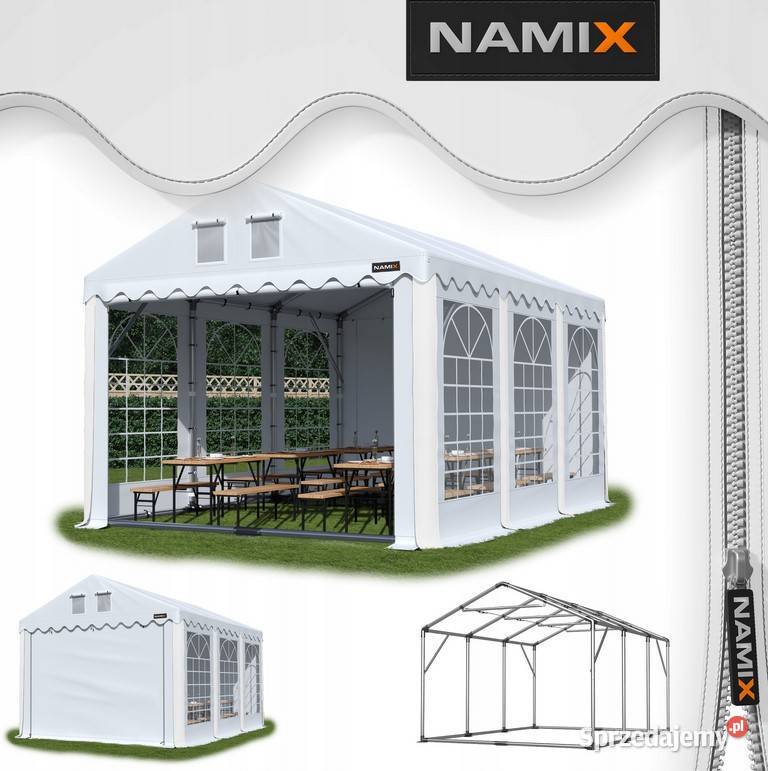 Namiot PRESTIGE 4x626m ogrodowy imprezowy garaż Jabłonna
