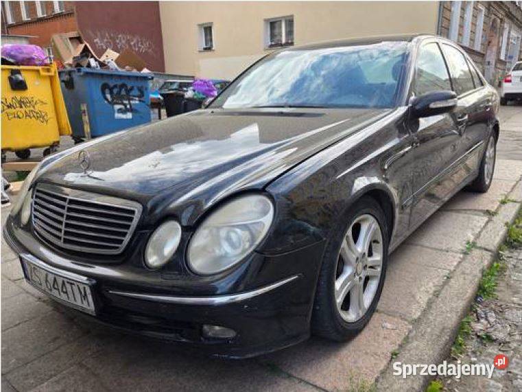 MercedesBenz Klasa E W211 Sprzedaż syndyka 1796cm3 Szczecin