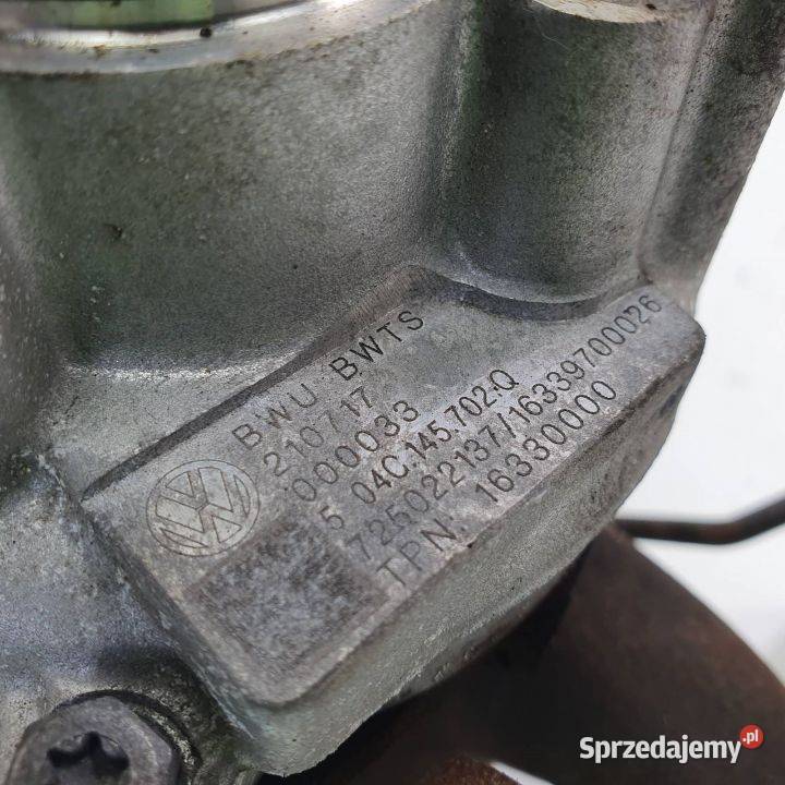 TURBOSPRĘŻARKA SKODA RAPID 04C145702Q Lipno sprzedam