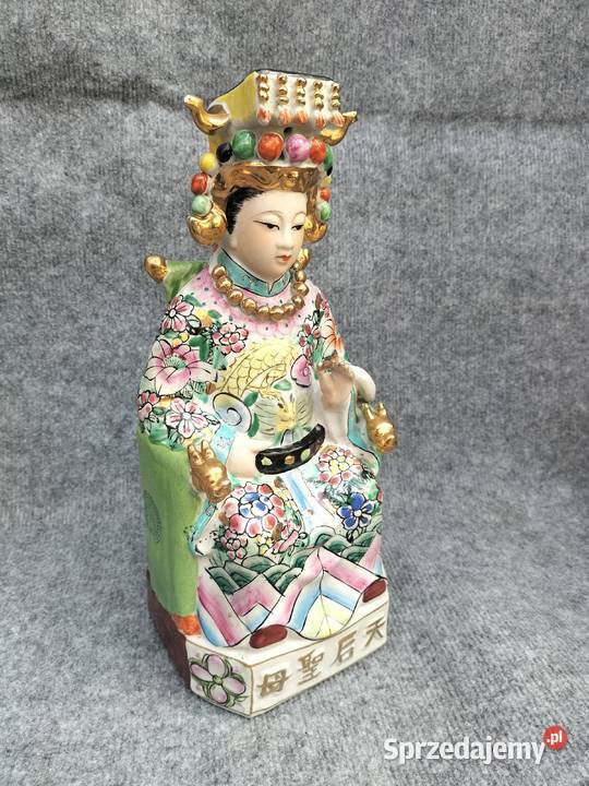Duże chińskie figurki z porcelany wielkopolskie Leszno sprzedam