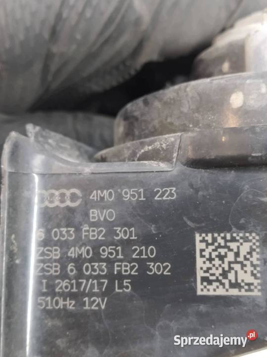 KLAKSON 4M0951223 Audi Q7 II 20152026 SQ7 Wyposażenie elektryczne