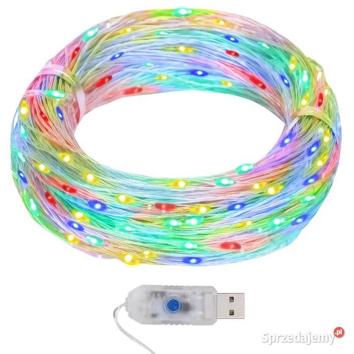 vidaXL Lampki świąteczne 40 m 400 kolorowych Warszawa