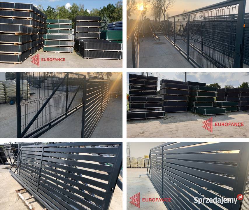 Panel 3D 2D furtki bramy panelowe Płot murek Siatki i panele