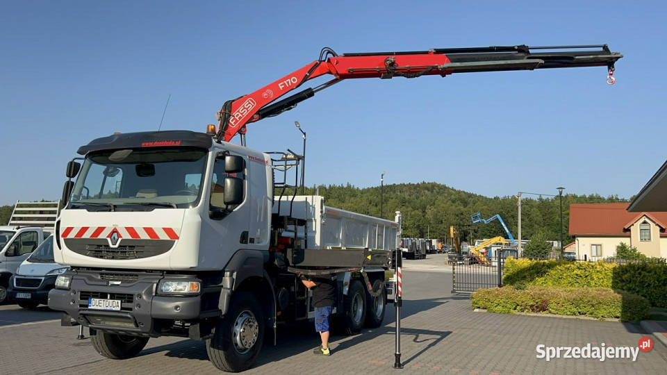 Renault Kerax 26390 6x4 Mocny HDS FASSI F170 Widełki