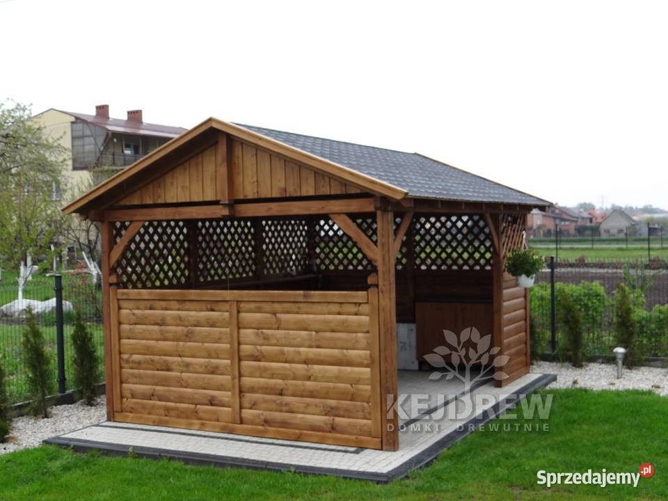 Aktana ozdobna wiata drewniana drewniany garaż śląskie Piła Pierwsza sprzedam