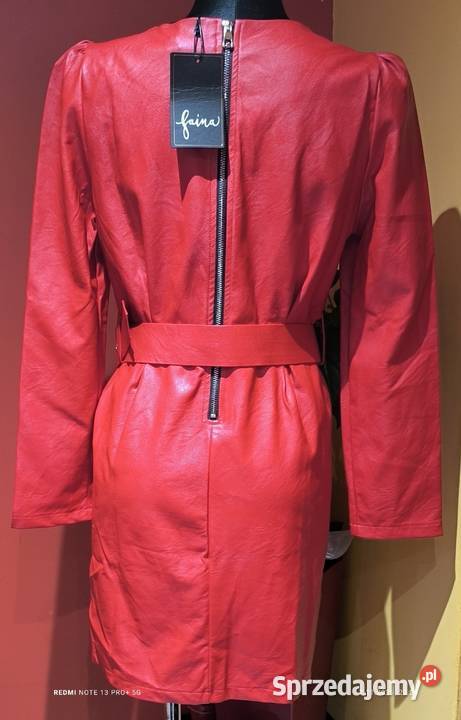 Fajna sukienka z eko skóry Bolesławiec