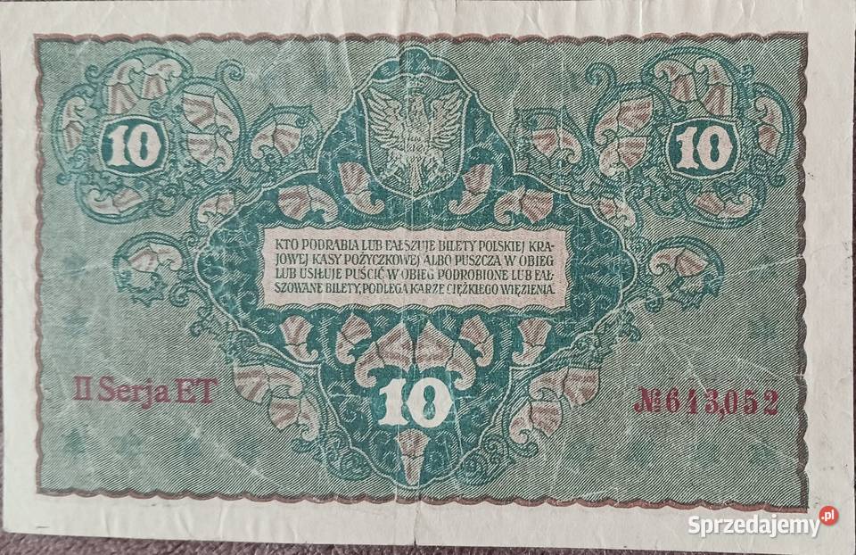 10 Marek PolskichT Kościuszko 23VIII1919 II Antyki, Sztuka, Kolekcje Konin