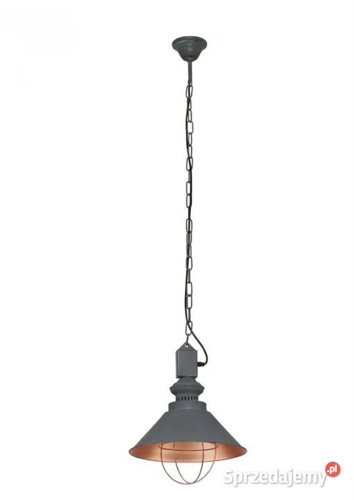 Loftowa lampa wisząca INDUSTRIAL metalowa na Gliwice