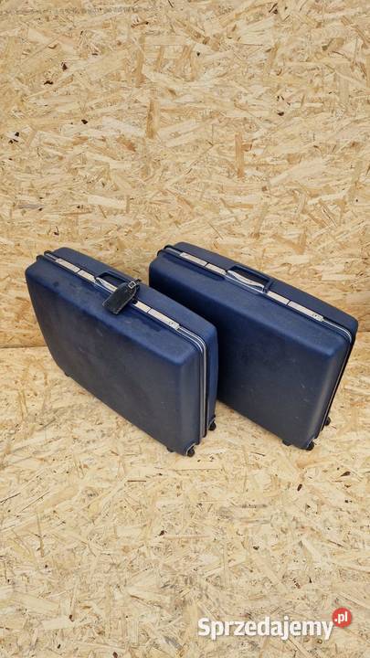 2 zabytkowe twarde walizki podróżne Samsonite mazowieckie Warszawa