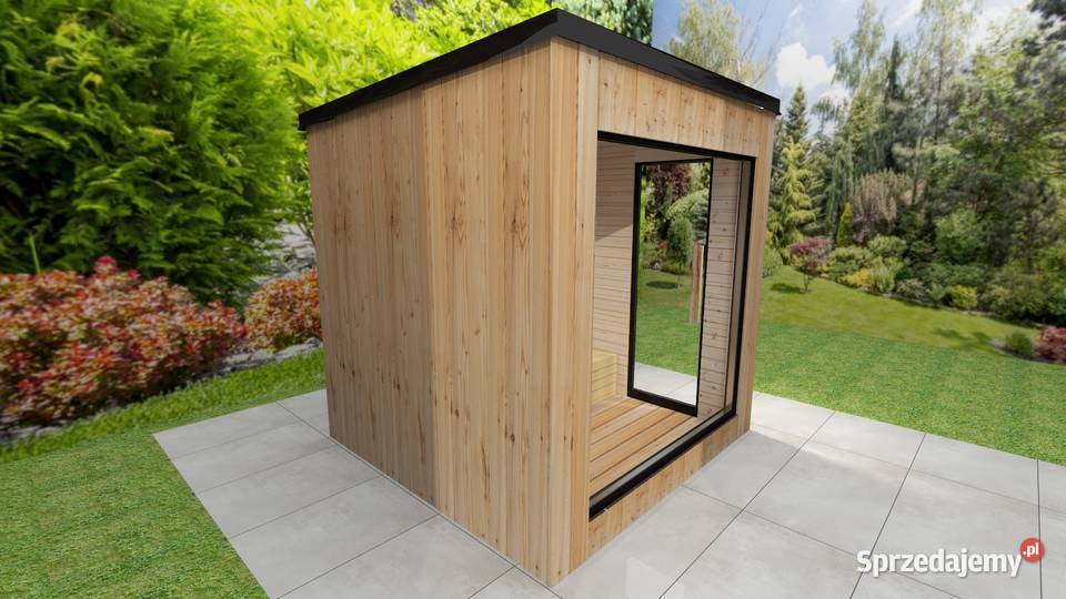 Nowoczesna sauna ogrodowa projekt wykonanie Andrychów