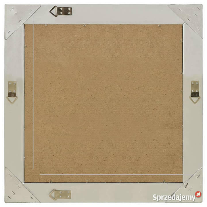 Lustro ścienne w stylu barokowym 60x60 srebrne mazowieckie Warszawa