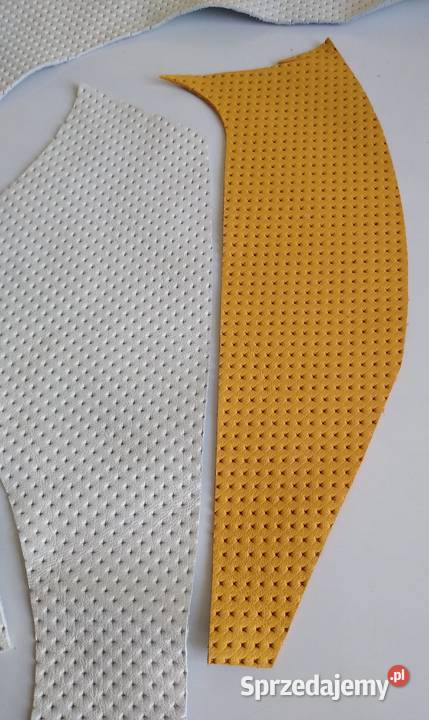 Skóra Licowa Włoska Perforowana małe kawałki Gdańsk