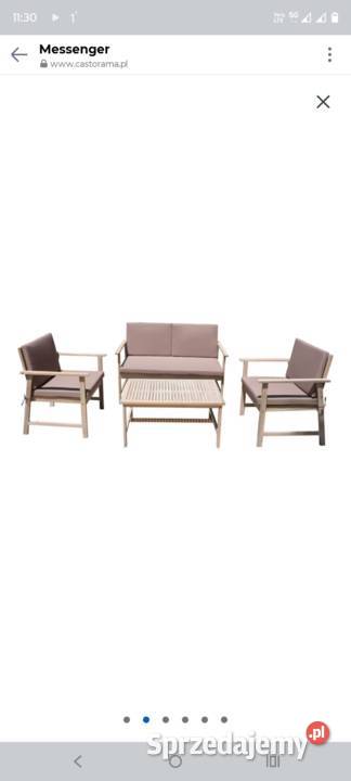 Zestaw mebli ogrodowych drewnianych Piotta Zawiercie sprzedam