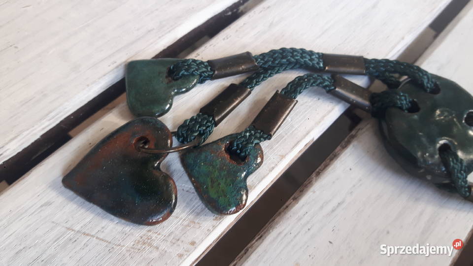 Naszyjnik ceramiczny ręcznie wykonany Naszyjniki Otwock