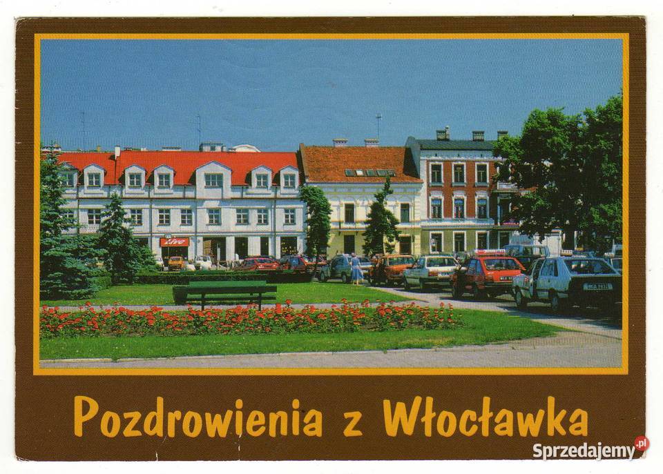 WŁOCŁAWE PLAC WOLNOŚCI POCZTÓWKA Krynki
