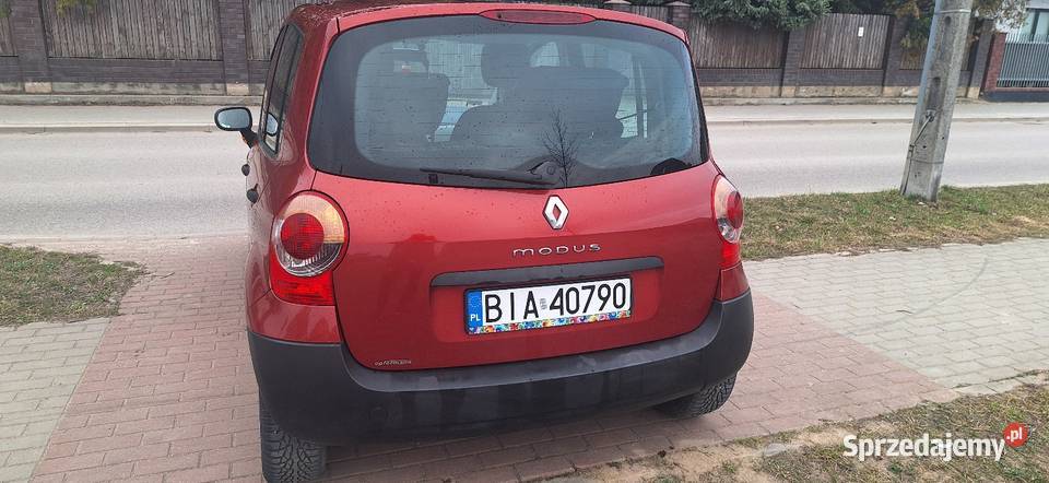Renault modus 12 16v 75 klima nowe benzyna Białystok sprzedam