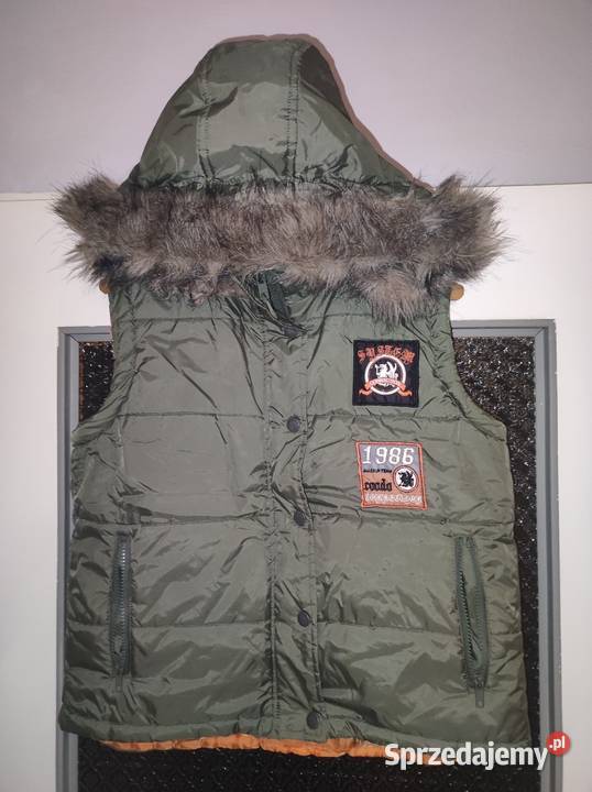 Super kamizelka damska ocieplana z kapturem Kaptur opolskie