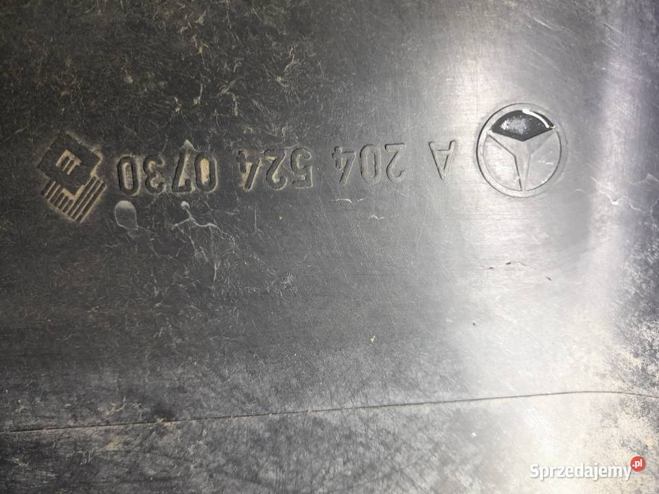 Oslona silnika CKLASA W204 Gniezno