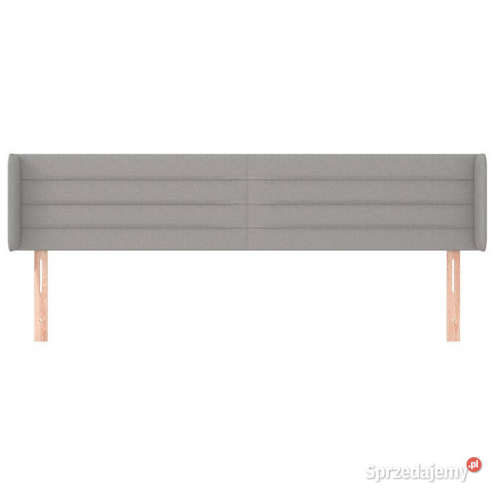 Zagłówek uszak jasnoszary 163x16x7888 tkanina Warszawa sprzedam