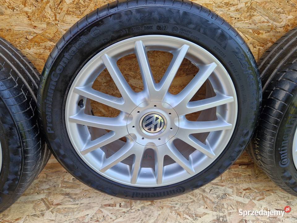 VW FELGI ALUMINIOWE ET54 7Jx17 571mm 1K0601025AN Słowikowo sprzedam