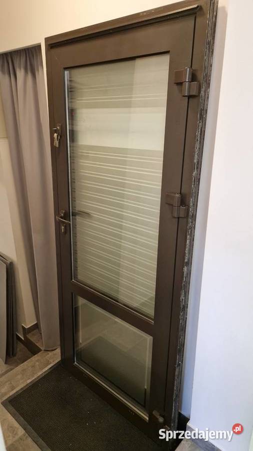 drzwi aluminiowe zewnętrzne ciepłe 90 x 200 Zakopane