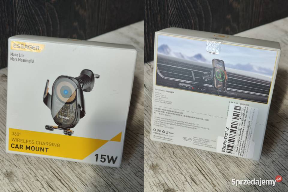 Ładowarka indukcyjna samochodowa Uchwyt na Lipsk