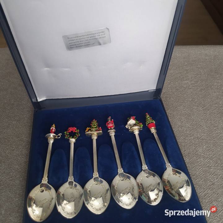 Łyżeczki posrebrzane Mary Christmas Gostynin