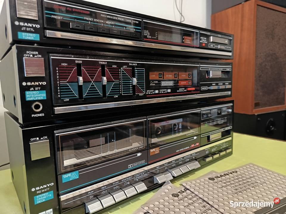 Zestaw Vintage SANYO Gdynia