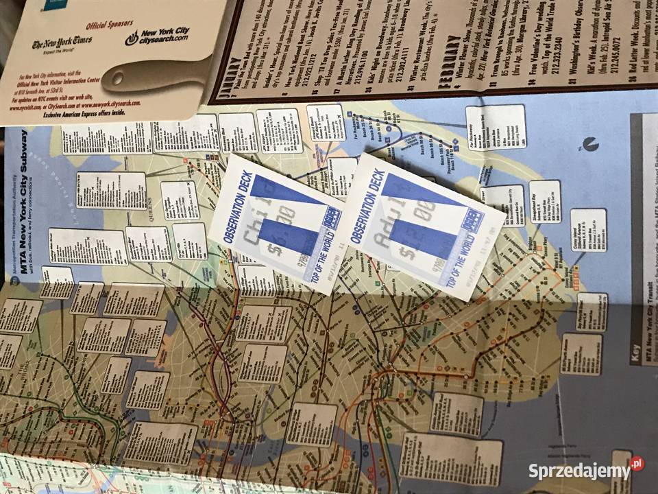 Bilet wstępu na WTCdwa bilety z 1998 mazowieckie Zegrze