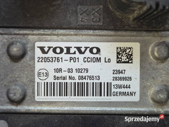STEROWNIK KASETA 22053761 P01 CCIOM VOLVO FH4 Czujniki i sterowniki świateł Zawichost sprzedam