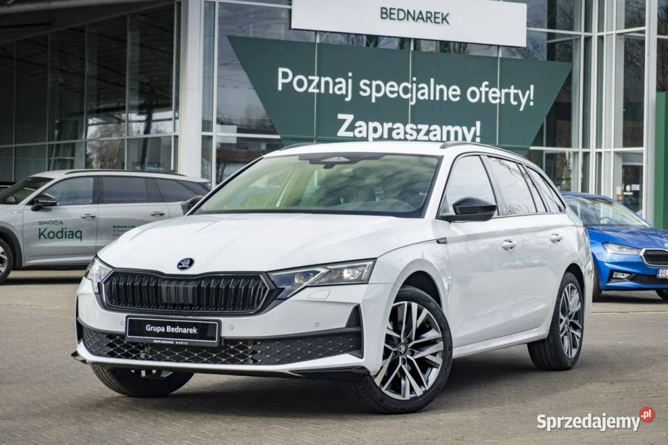 koda Octavia Combi Sportline 15 TSI mHEV 150 DSG wielofunkcyjna kierownica Łódź