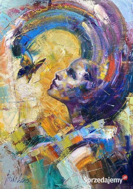 Pitsko Giennadij Lot marzeń 70x50 obraz olejny sprzedam