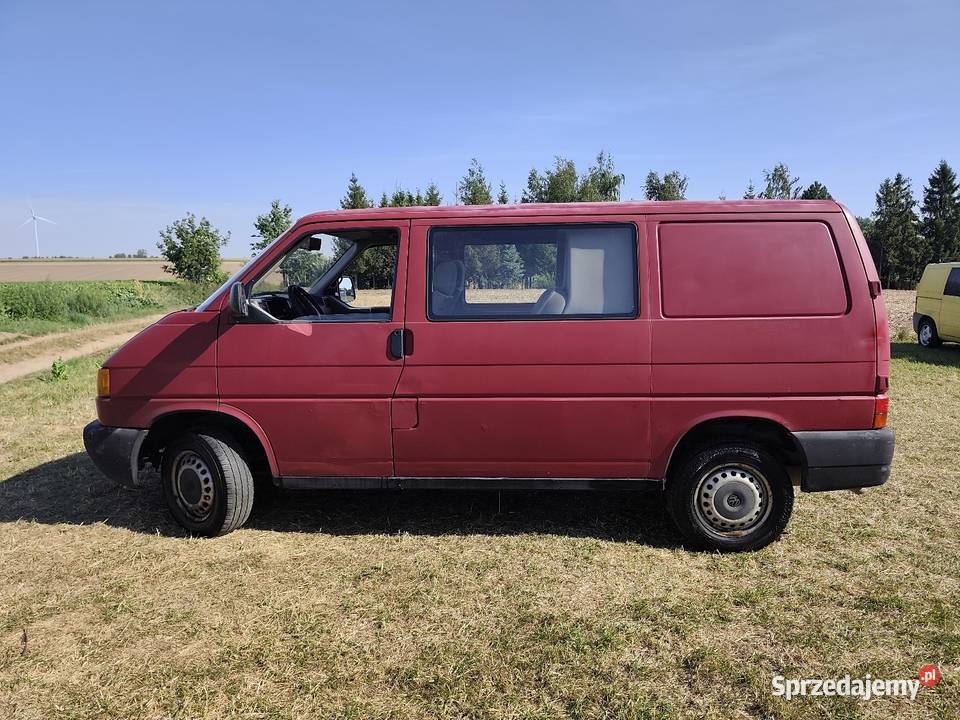 Volkswagen transporter T4 24 D czerwony Głubczyce