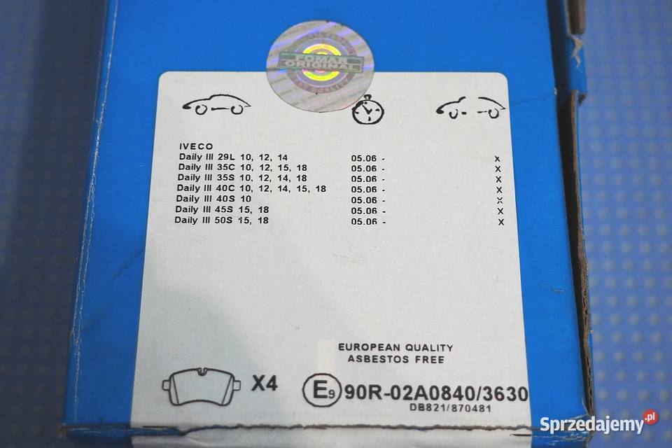 Klocki hamulcowe WVA 29232 dostawcze Układ hamulcowy Włocławek sprzedam