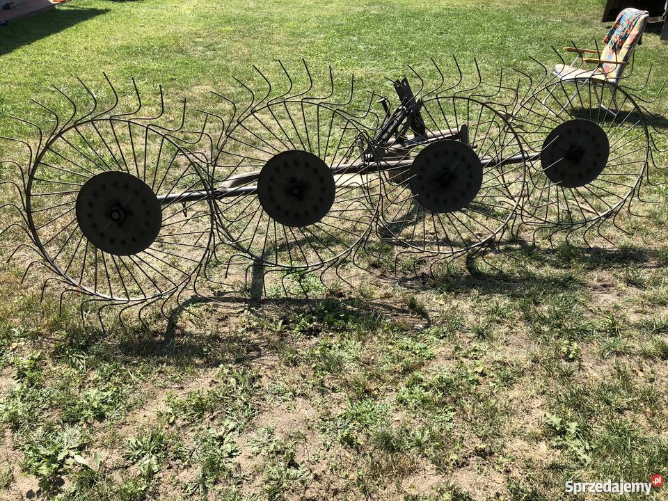 Przetrząsaczo Zgrabiarka 4 Gwiazdowa Maszyny zielonkowe Biskupice