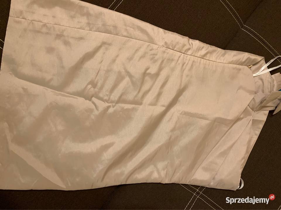 sukienka beżowa XSS na jedno ramię mini śląskie Częstochowa