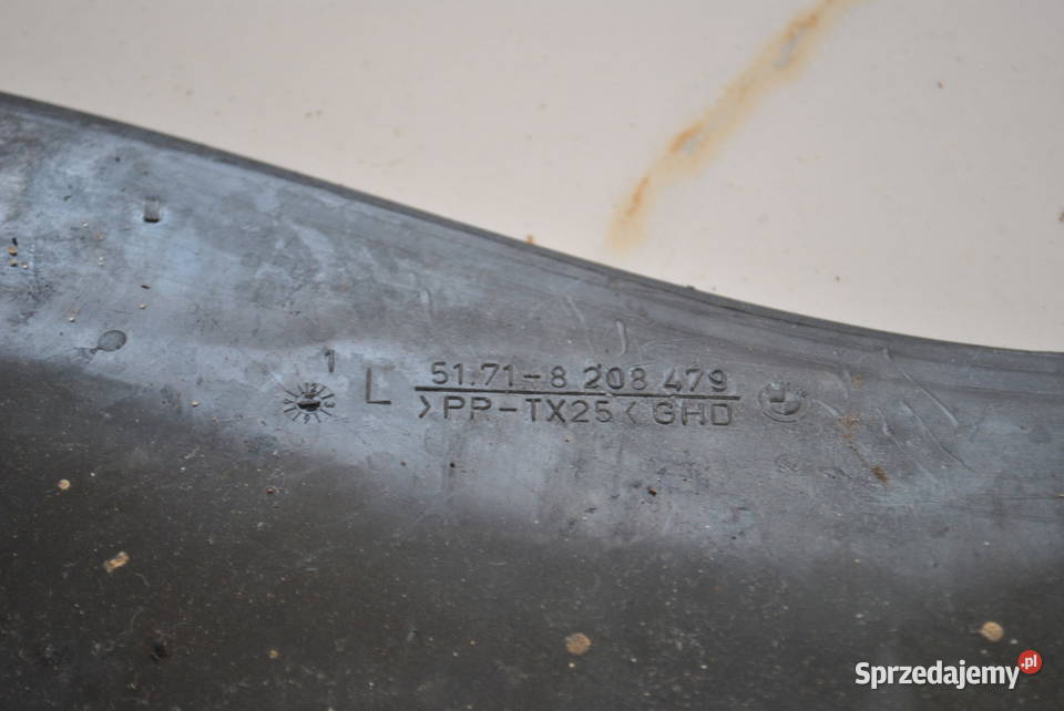 Rynienka podszybia lewy przód BMW E46 Podszybia Poręba