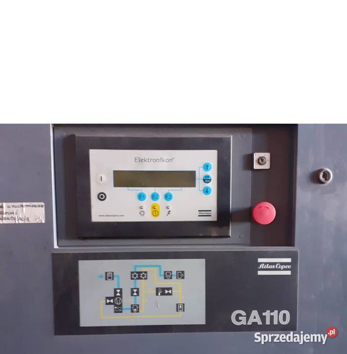 Sprężarka śrubowa ATLAS COPCO GA110 110kW Wilków