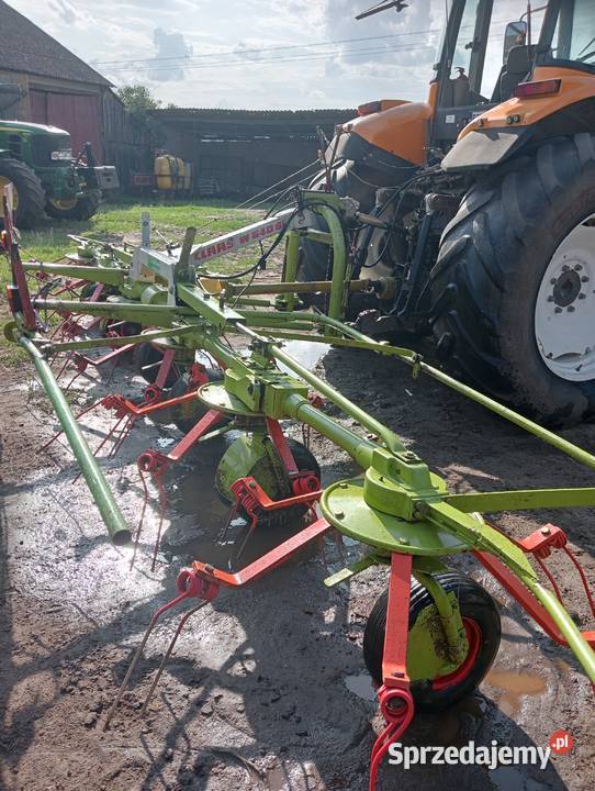 Przetrząsarka Claas v 640 Zgrabiarki i przetrząsacze wielkopolskie Turek