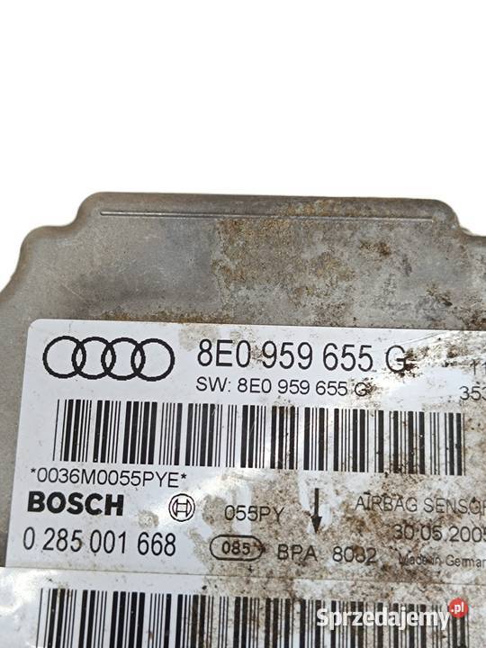 Sterownik poduszek airbag Audi A4 B6 B7 osobowe
