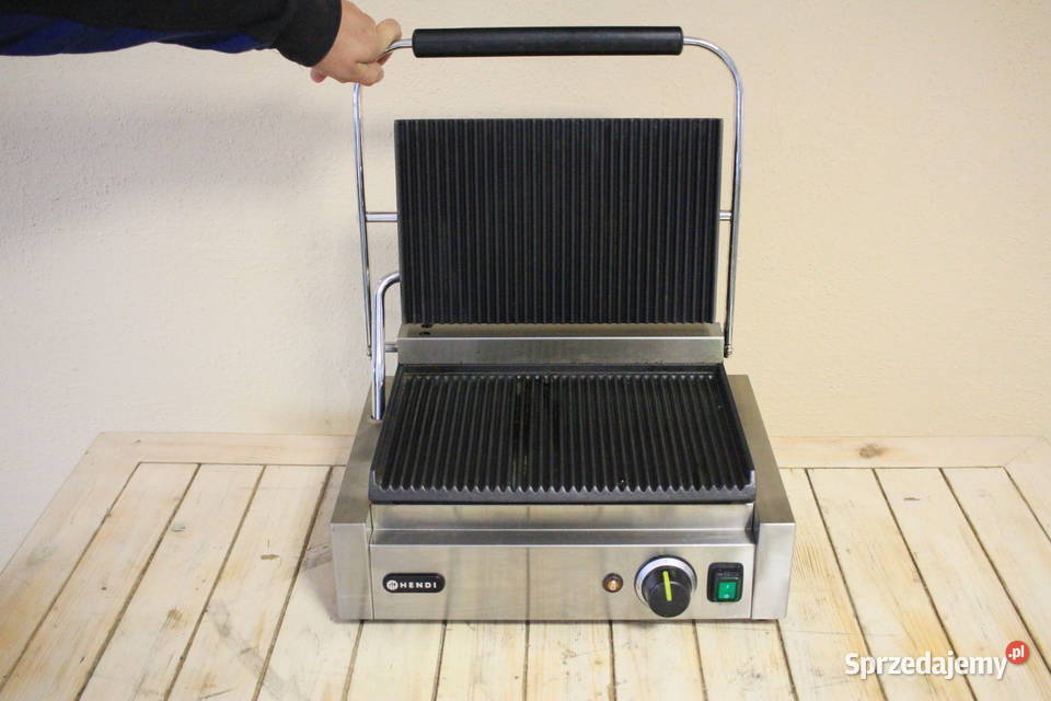 Grill kontaktowy ryflowany PANINI Hendi 263655 Pszczyna