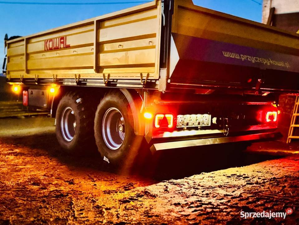 Nowa przyczepa rolnicza Tandem 255x450x65 FV nieuszkodzony Limanowa sprzedam