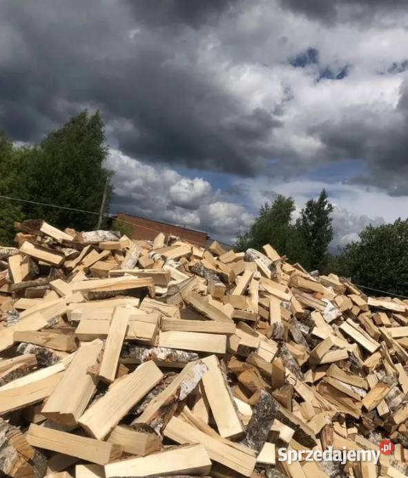 Różne rodzaje drewna opałowegokominkowego warmińsko-mazurskie Szymany