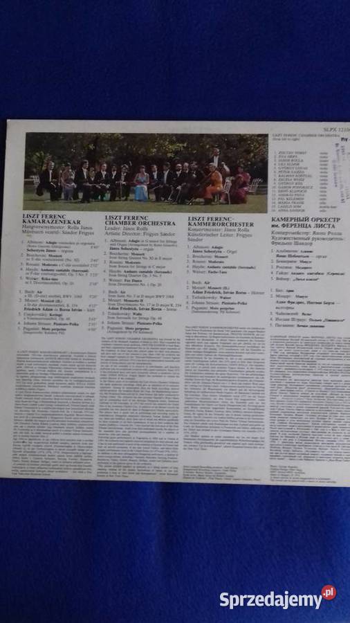 Płytę gramofonową muzyka klasyczna w wyk małopolskie Kraków sprzedam