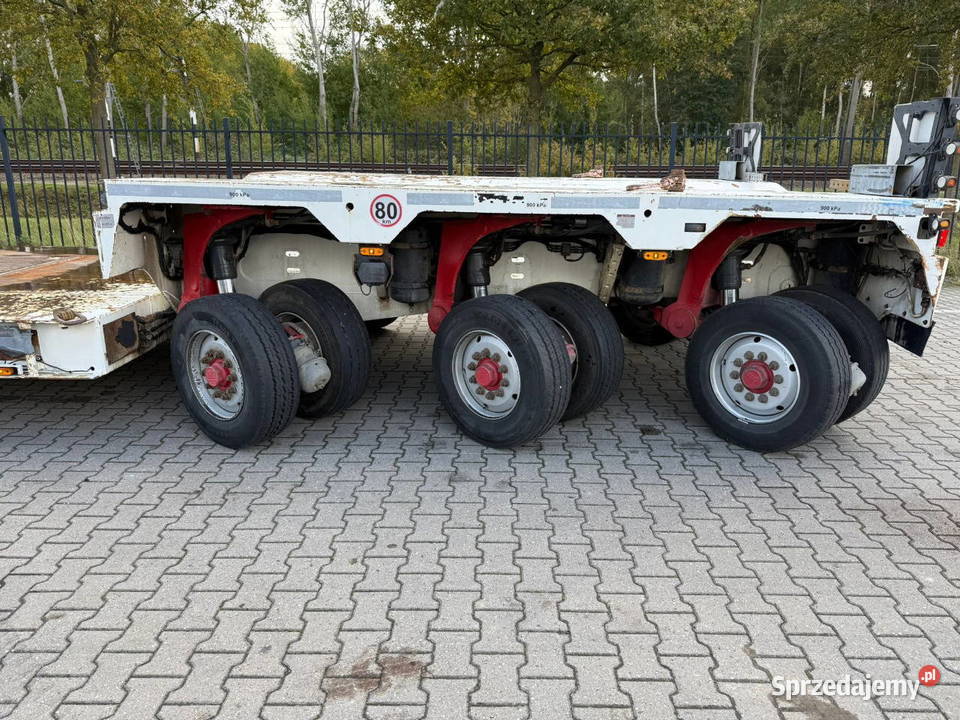 Naczepa Tiefbett 3 osiowa do przewozu maszyn mazowieckie Warszawa