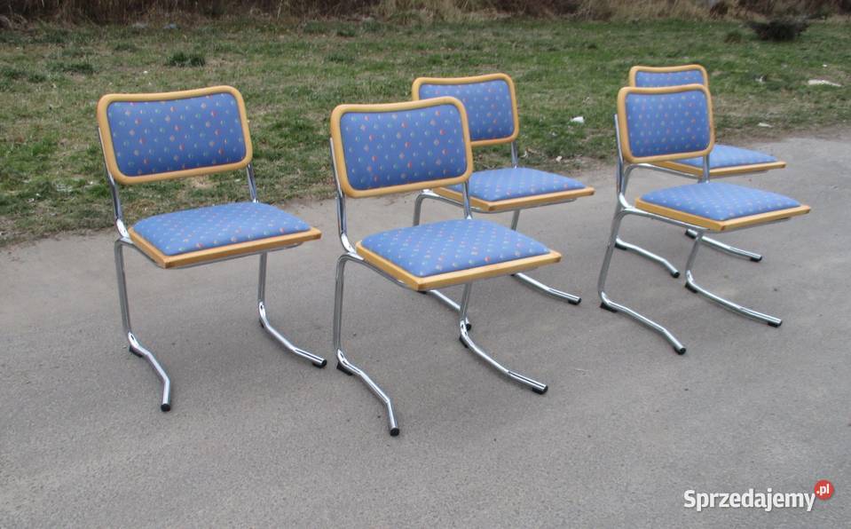 Komplet krzeseł Włochy lata 70 Meble lubelskie Lublin sprzedam